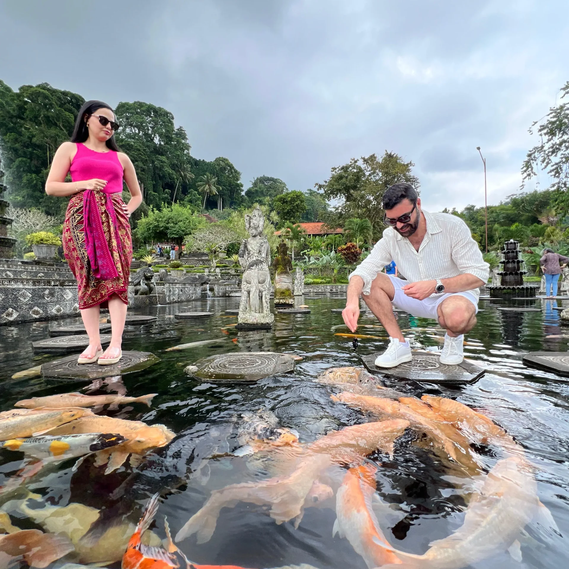 tirtagangga koi pond bali