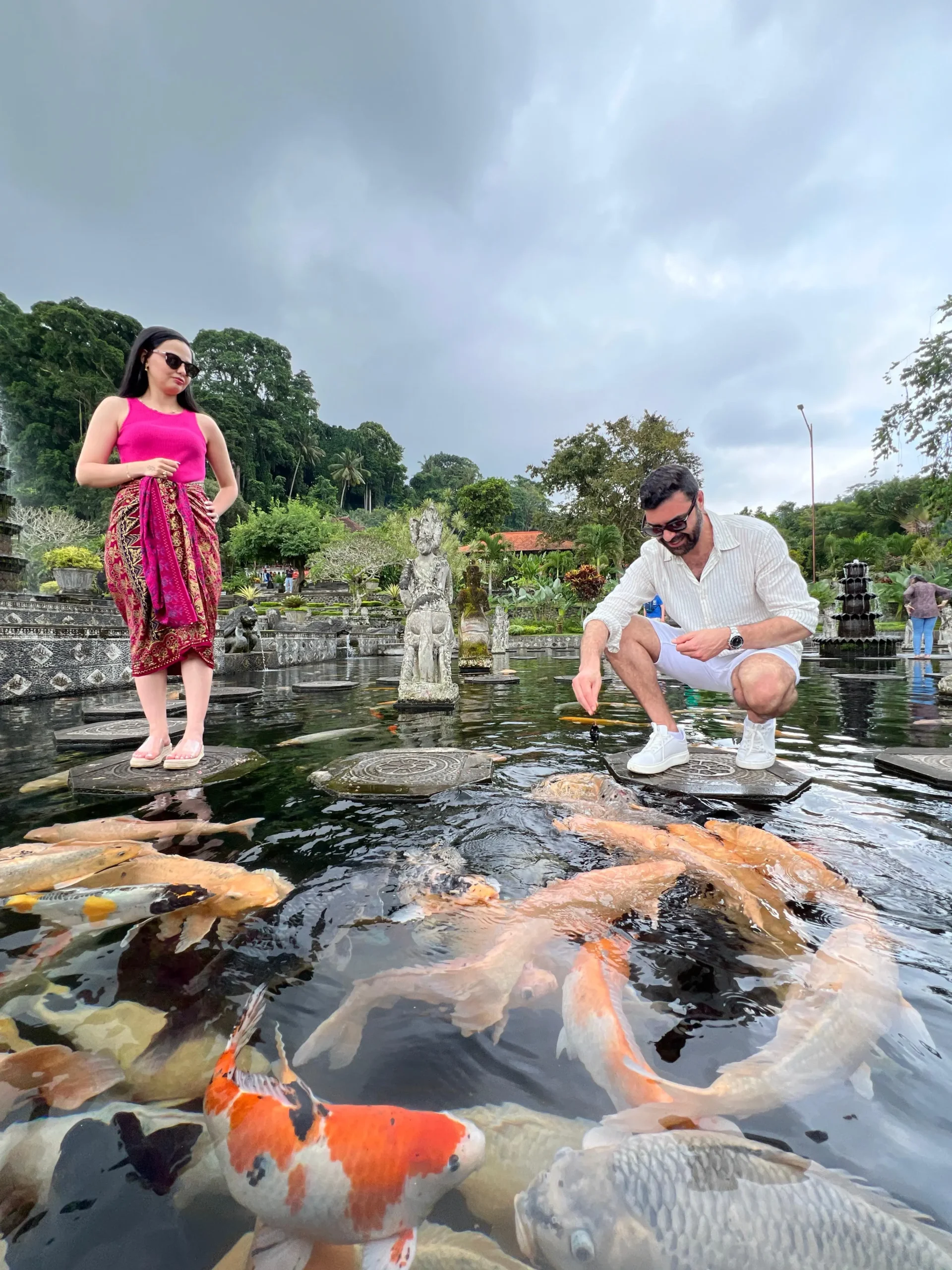 tirtagangga koi pond bali
